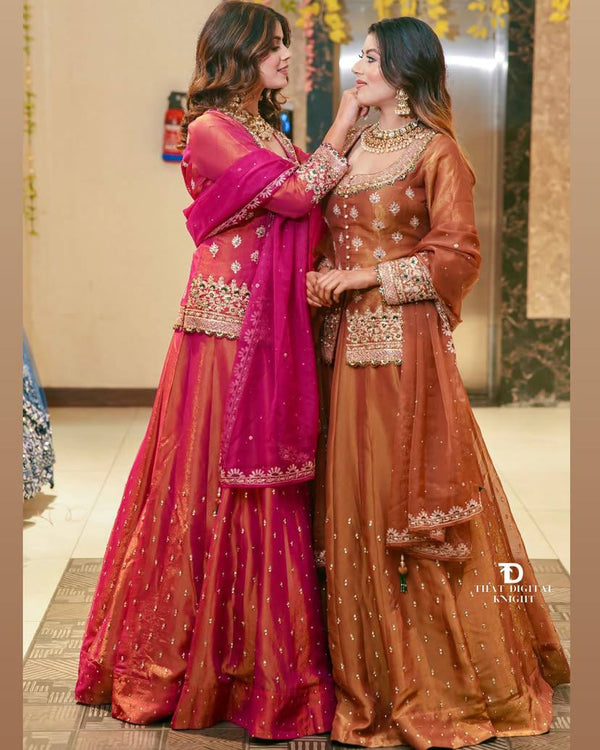 Ziyaan Zest A Glittering Affair in Handcrafted Gharara